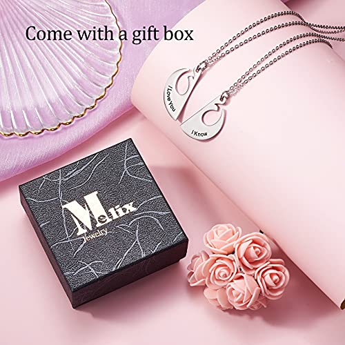 Melix Home coppia coppia collana con ciondolo a