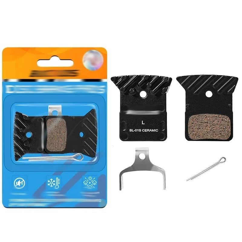 Pastillas de freno de disco hidráulicas de cerámica compatibles con L05A N03A N04C Road Mountain (10 pares)