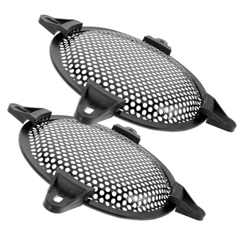 OFFSCH 2pcs Car Subwoofer Grill Speaker Cover Waffle Protector Speaker Grille Easy Installation Compatible Various Car Models Audio