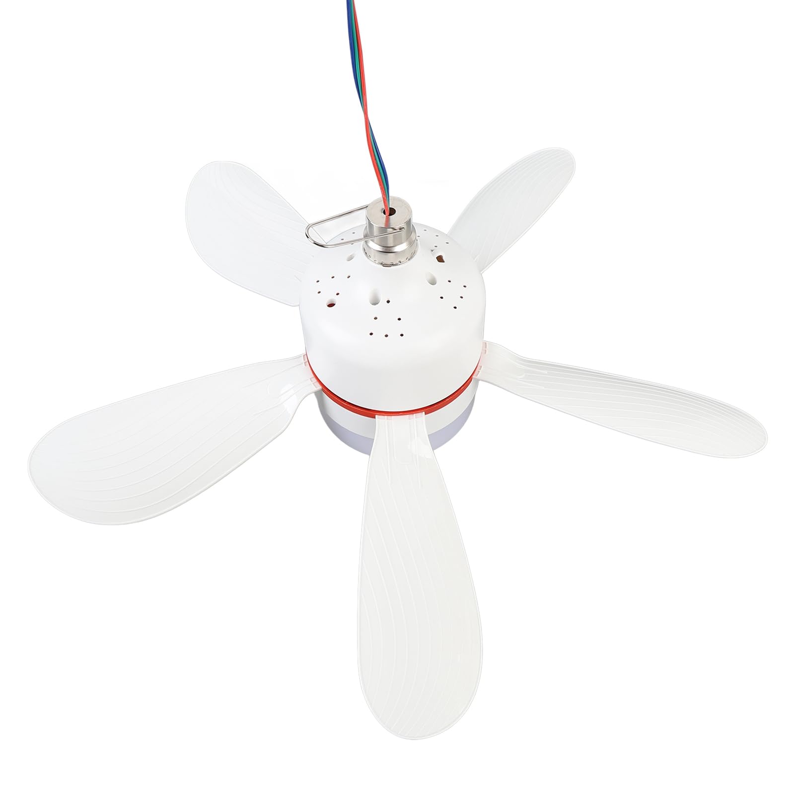 Ventilateur de plafond extérieur pour camping et pêche sous la tente avec lumière LED Zunate
