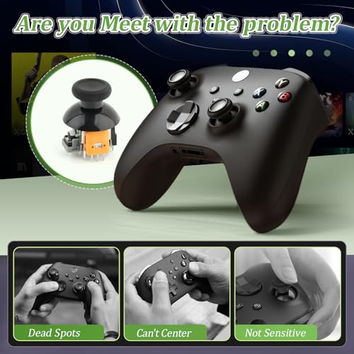 Image of 4Pack Joysticks for Xbox Series S /X Hall Effect Joystick Replacement for Xbox Series S /X 3D Analog Sensor Module Thumb Stick Controller Accessories Parts with Repair Tools