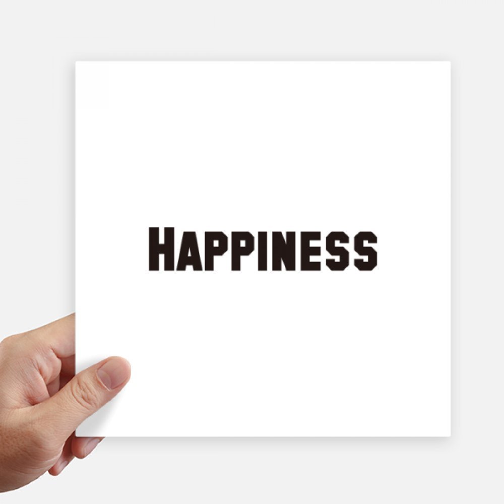 Autocollant citation inspirée bonheur pour créer une déco murale positive chez soi, 4Pcs