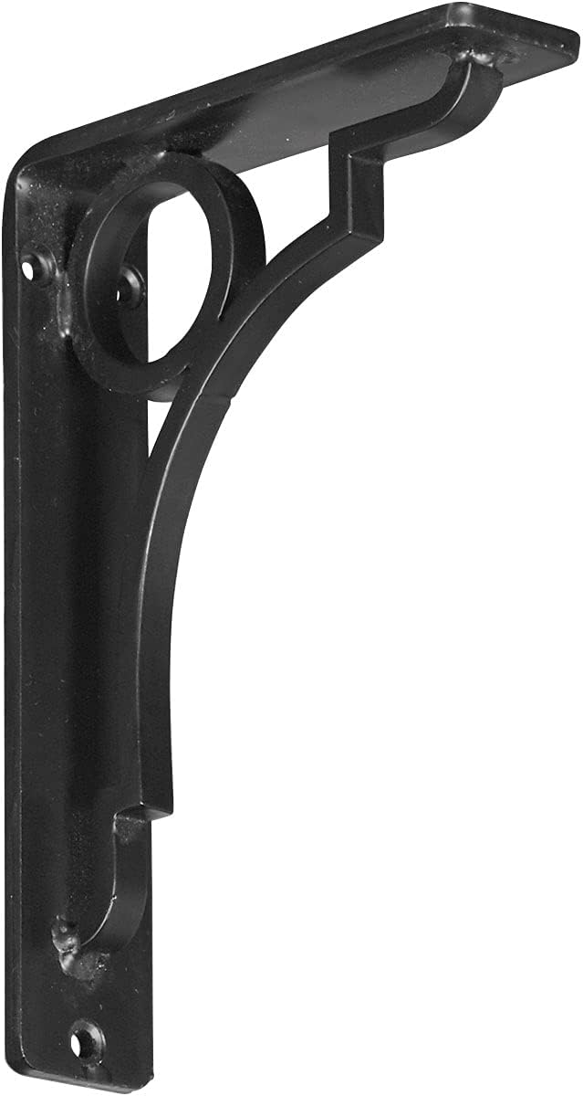 Ekena Millwork BKTM01X05X08SFO 1 1/2-Inch W x 5 1/2-Inch D x 8-Inch H Foster Single, Wrought Iron Bracket
