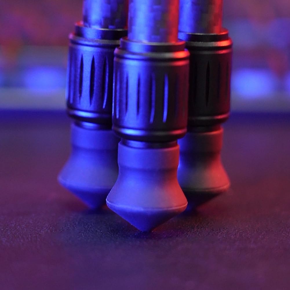 Lot de 3 Pieds de Trépied Universels avec Filetage de 1/4 Pouce en Acier Inoxydable pour Pieds de Monopode et Pièces de Rechange