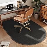 Photo Gallery tappetino per sedia da ufficio, antigraffio, antiscivolo, per pavimenti duri, adatto per legno laminato e parquet, nero, 60 x 90 cm, ideale per casa e ufficio Photo Gallery tappetino per sedia da ufficio, antigraffio, antiscivolo, per pavimenti duri, adatto per legno laminato e parquet, nero, 60 x 90 cm, ideale per casa e ufficio