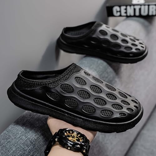Men's mesh Beach Shoes, Anti Slip Home Hole Shoes, Lightweight and Breathable Casual Slippers3