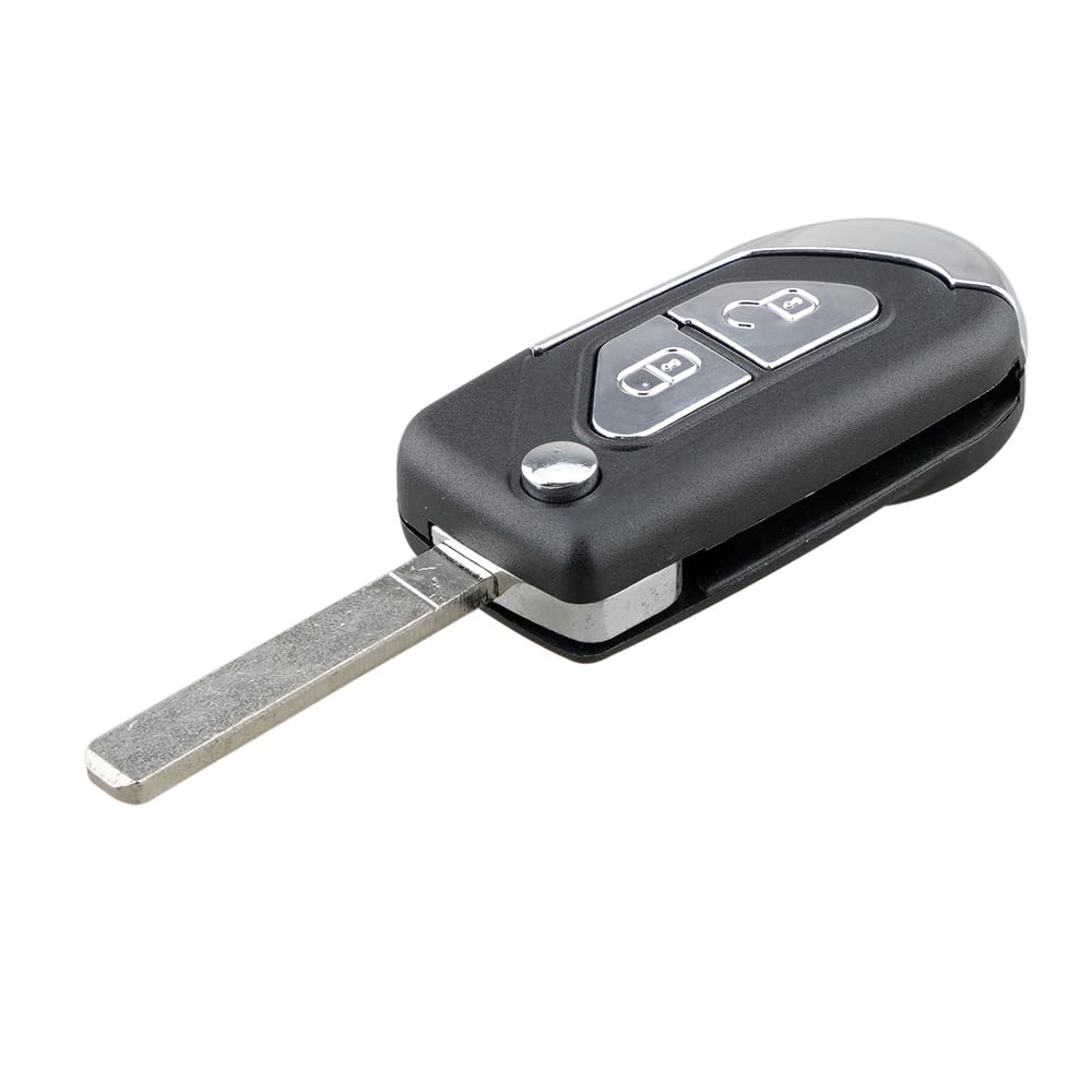 KeylessKing 2-Pack Keyless Entry Remote Key Fob Shell Case – Smart Shell With Valet Insert