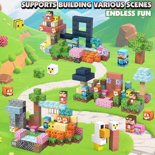 Magnetic Blocks, 150PCS Magnetic Building Blocks, STEM Toys for Kids Age 3+ - image 5