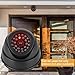 Dummy Camera Dummy Surveillance Security Camera, Fake Security Camera with 30pcs IR LEDs, for Home, Office, Indoor and Outdoor Places