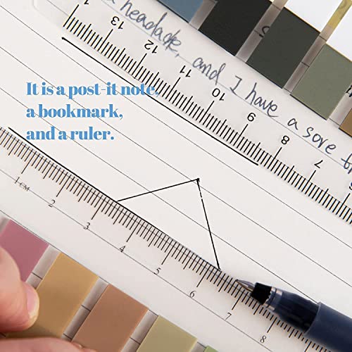Image of Sticky Tabs Sticky Index Tabs for Annotating Books Page Markers Transparent Sticky Notes Colorful Morandi Sticky Book Tabs (3 Packs | 600 Pcs)