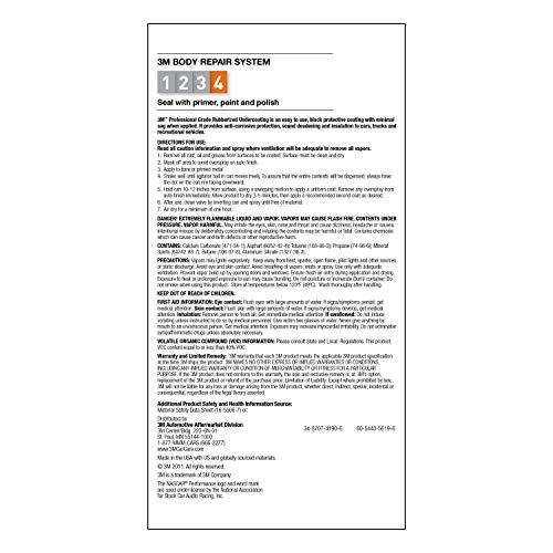 3M 03584 Professional Grade Rubberized Undercoating, Corrosion, Water And Salt Spray Resistant thumb #7