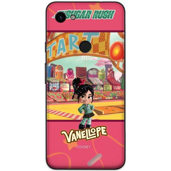 Skinit Decal Phone Skin Compatible with Google Pixel 3a XL - Officially Licensed Disney Wreck-it Ralph Vanellope Sugar Rush Design