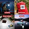 LuminAID Max Quick Inflate 2-in-1 Solar Camping Lantern and Phone Charger - Rechargeable LED Lamp for Camping, Hiking & Travel - Waterproof Emergency Light for Power Outages, Hurricane, Survival Kits #2