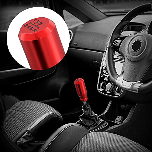 Amazing Auto （Red Racing Jdm Type-R Style 6 Speed Manual Universal Gear Shift Knobs Fit Compatible With Mazda Tacoma Sti Nismo 2004 Honda Accord Subaru #TOP5