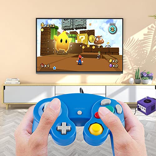 SONVIEE Controlador para Game Cube, cable NGC para Game Cube Classic Game Cube NGC Controller Super Smash Bros GC Gamepad para Game Cube GC Mario Party Juegos Wii U Switch - imagen 5