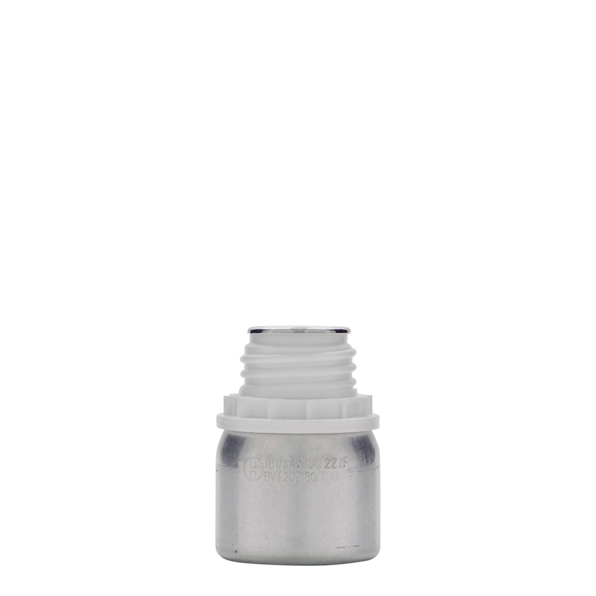 Zestaw butelek aluminiowych 50 ml, 24 sztuki, z nakrętką, do cieczy światłoczułych