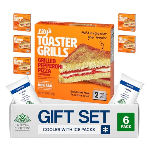 Salutem Vita – Lily's Toaster Grills Frozen Pepperoni & Cheese, Gift Set, 6.7 oz – Pack of 6
