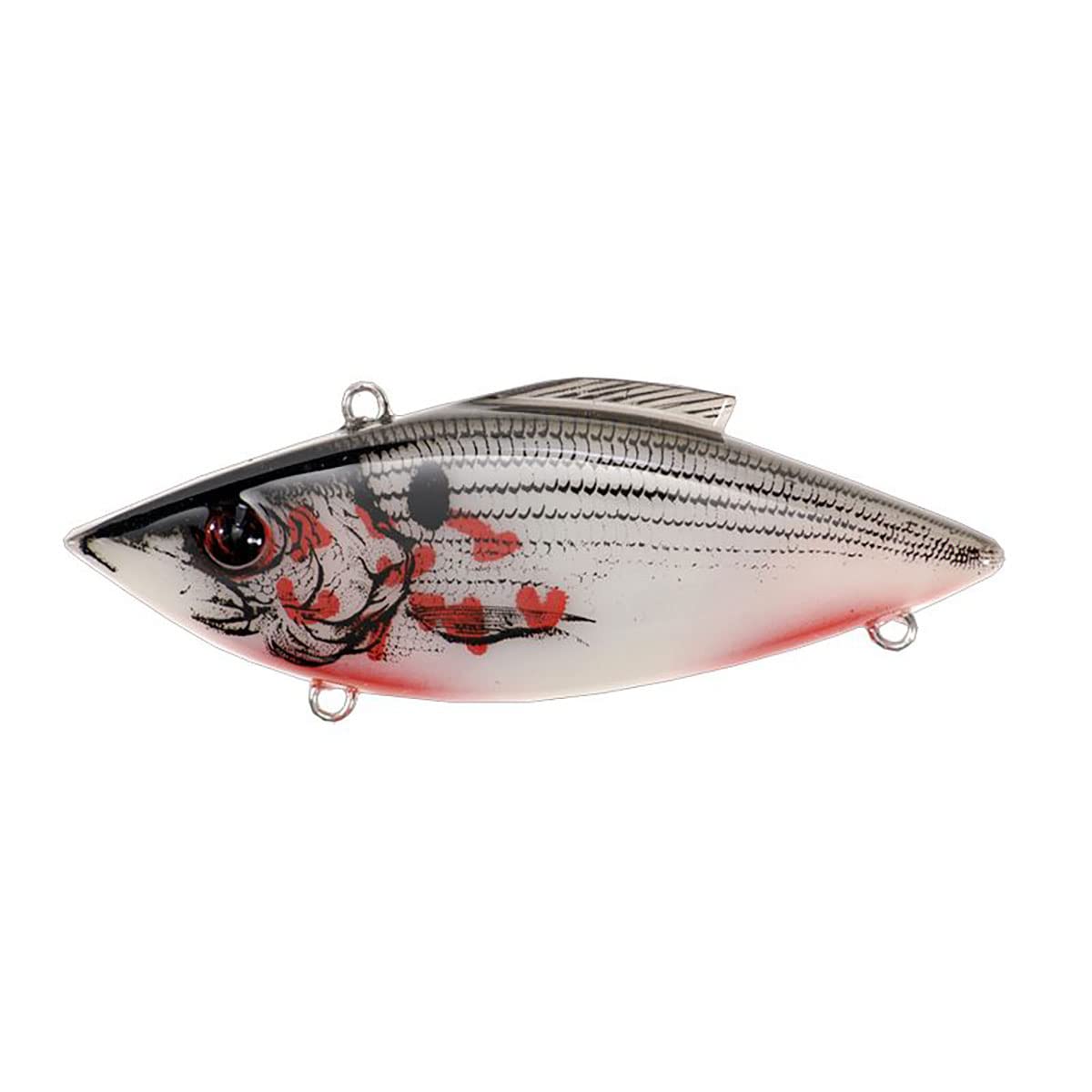 Rat-L-Trap Lures 1/2-Ounce Trap (White Bleeding Shad)-image-18