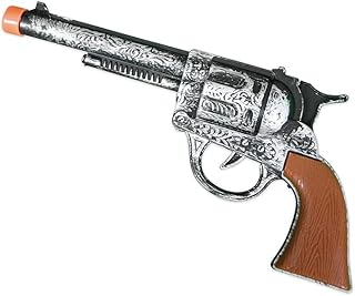 KarnevalsTeufel Western Revolver Toy Gun Police Role Play Sheriff Wild West Carnival (Western Revolver 1)
