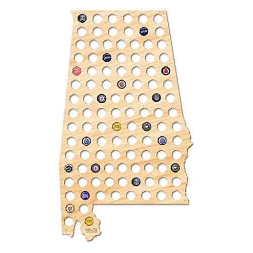 Carte bière Alabama pour décorer un bar maison ou un salon style loft