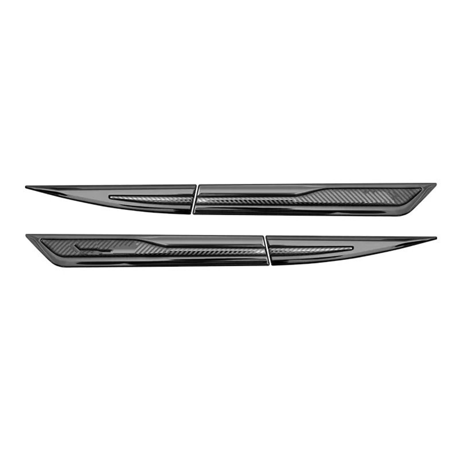 Moldura del guardabarros de fibra de carbono para puertas de Chery Tiggo