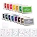 Decora 15pcs Ink Pads and Small Clear Stamps Work with Stamp Block