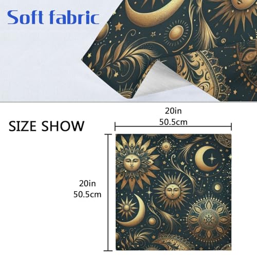 Servilletas de Tela Boho Set de 6 Multicolor 20x20 in miniatura 6