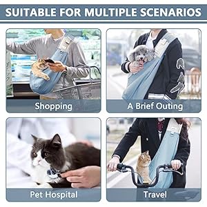   Dog-Sling-Carrier-for-Small-Dogs-Reversible-Front-Dog-Carrier-with-Adjustable-Strap-Hands-Free-Pet-Papoose-Bag-for-Chest-Suitable-for-Puppy-Small-Dogs-and-Cats-for-Outdoor-Travel