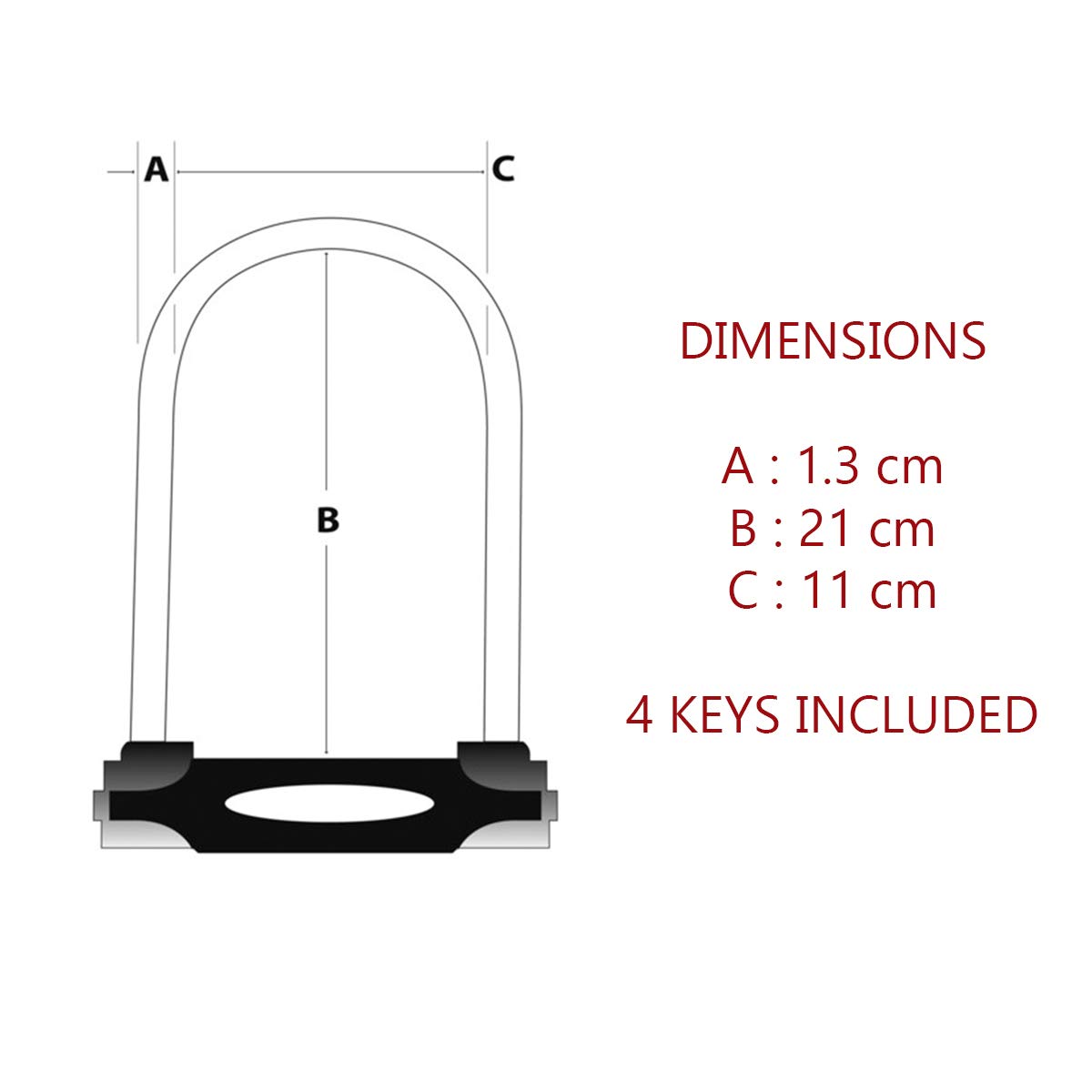 Master Lock Wytrzymałe zapięcie rowerowe D, Uniwersalny uchwyt montażowy, certyfikowany zamek rowerowy, zatwierdzony przez policję, Niebieski, 8195EURDPROCOLB - do rowerów