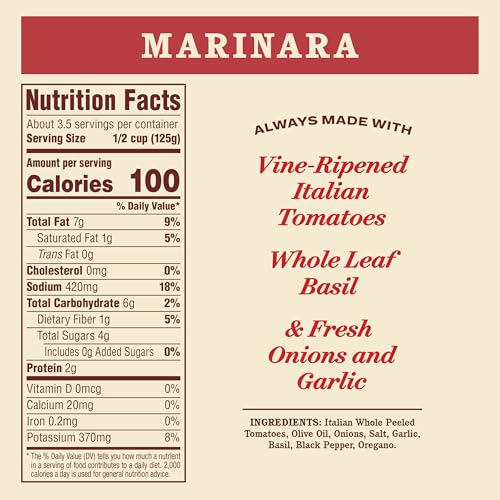 Image of Rao's Homemade Marinara Sauce Made with Italian Tomatoes, 15.5 oz