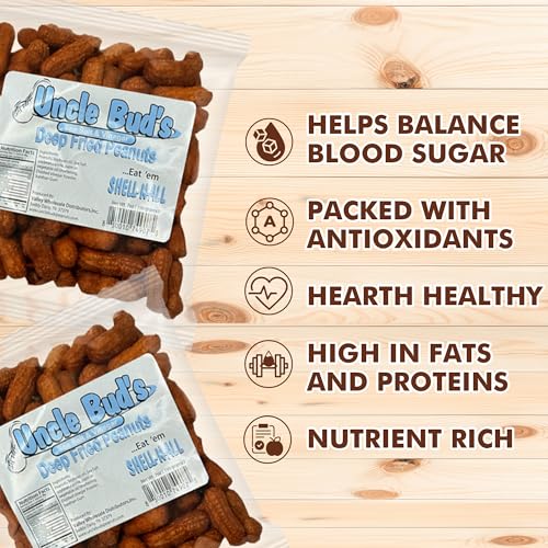 Image of Uncle Bud's Deep Fried Peanuts, Salt & Vinegar - 2 Pack