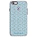 Speck Products CandyShell Inked Jonathan Adler Cell Phone Case foriPhone 6/6S - Retail Packaging - AquaGreekKey/Lipstick Matte