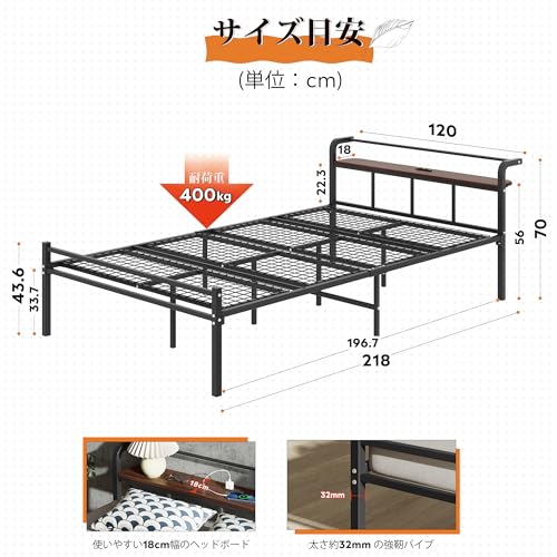 WLIVE ベッドフレーム ACH622BL の商品画像 2