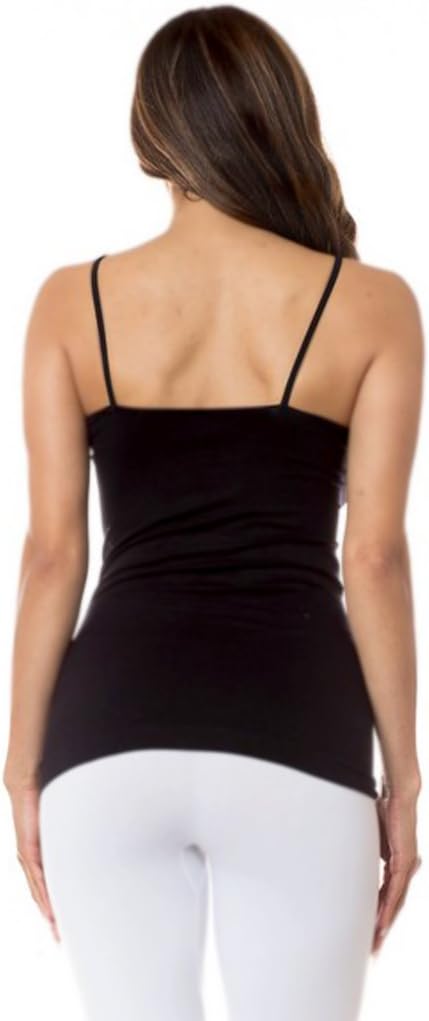 Women's Seamless One Size/Plus Size Caged Criss Cross Tank Top - Image 2