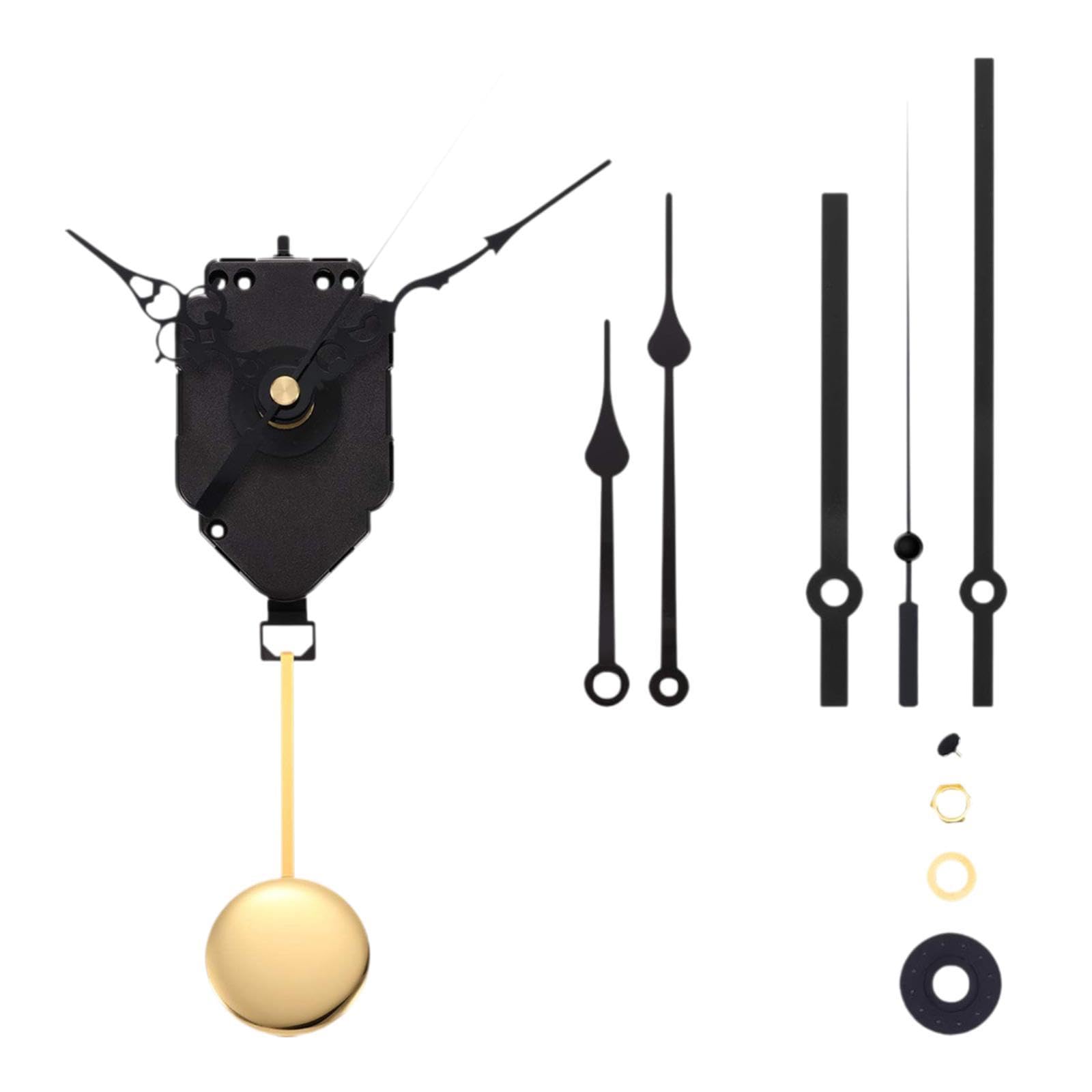 5 set di orologi a pendolo al quarzo per riparazione fai da te parte montaggio a parete con 2 paia di lancette stile A