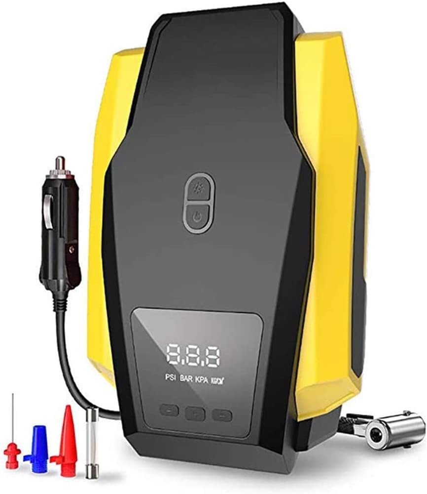 車の Led デジタル表示空気圧縮機ポータブルインフレータブルポンプ 12V 自動車タイヤ高速インフレータミニ電動自動車旅行