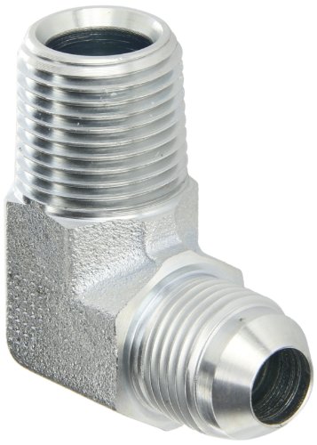 Eaton Weatherhead C5405X8X8 Carbon Steel SAE 37 Degree (JIC) Flare-Twin Fitting, 90 Degree Elbow, 1/2