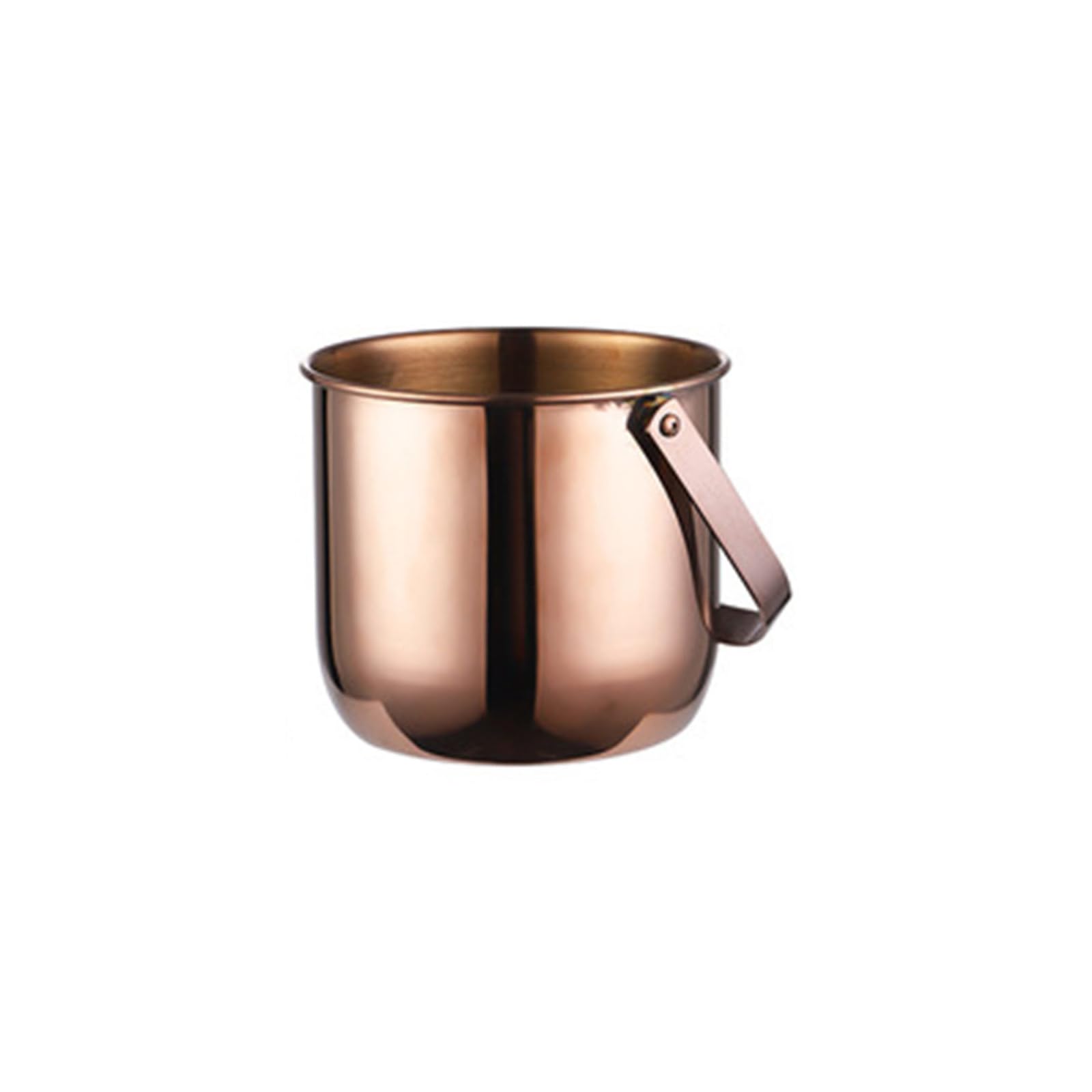 Tsophreniq Stainless Steel Ice Bucket Champagnes Wine Wine Party Buckets with Handle Barwares Thicken Cube Container Coolers