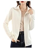 Coupe flatteuse : Ce cardigan en laine pour femme présente une maille unie, un col montant raffiné et une fermeture éclair pratique sur le devant, pour un look à la fois classique et élégant. Ses épaules tombantes tendance et son ourlet côtelé lui confèrent une allure structurée qui s'accorde avec toutes les garde-robes. Confortable et polyvalent, ce cardigan est idéal comme tunique décontractée ou comme manteau à superposer, au bureau ou le week-end.