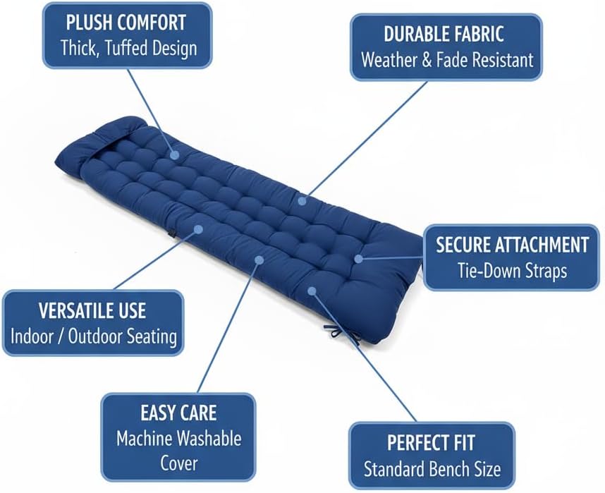 Garden Sun Lounger Cushions Only, Thick Garden Recliner Chair Replacement Anti-Slip Cushion for Indoor Outdoor Patio Yard Beach 67x20.8 Inches (No Chair) (Grey)