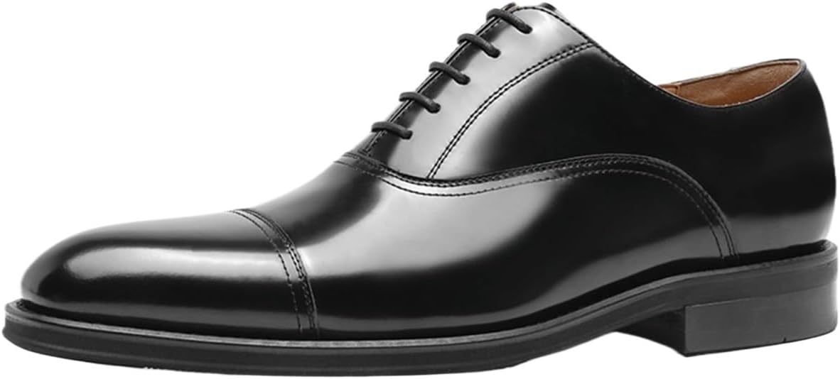 Dress Shoes for Men Men's Genuine Leather Classic Dress Shoes Comfortable Breathable Business Casual Footwear