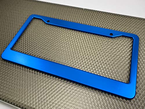 Special Edition Anodized Aluminum Car License Plate Frames - Blue #TOP3