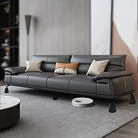 Vista 8 de Elevadores de cama de 4 pulgadas resistentes con almohadilla antideslizante que soporta hasta 4,000 libras, redondos para sofás, sofá, escritorio