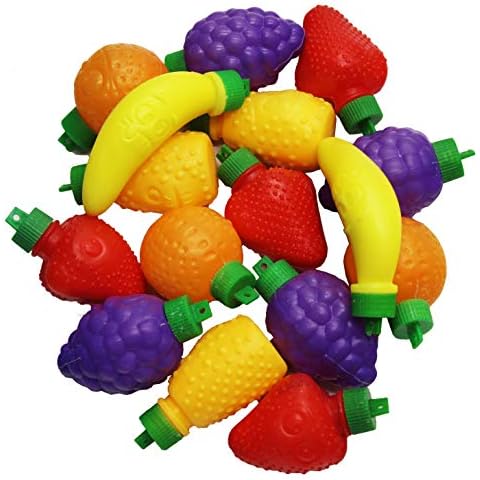 Fruit Shape Powder Filled Candy - Gluten Free Kosher Pack of 25 units - For Decorations Arrangements Kids Treats for Holiday or any Occasions - By Zazers … (Assorted) Cover