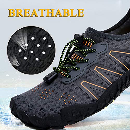 Image of Water Shoes Men Women Barefoot Shoes Outdoor for Beach Aqua Swim Pool River Water Quick Dry Boating Fishing Diving Surfing with Yoga Aerobics