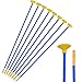 ZSHJGJR 12 Pack 18 Inch Children Arrows Youth Sucker Arrows Safe Shooting Replacement Suction Cup Arrows Kids Game Arrows