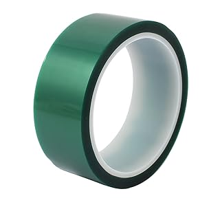 Aexit 35mm x 33 metry Zielona taśma klejąca PET Taśma odporna na wysokie temperatury do PCB(35mm x 33 mètres ruban adhésif PET Vert ruban résistant à haute température pour PCB