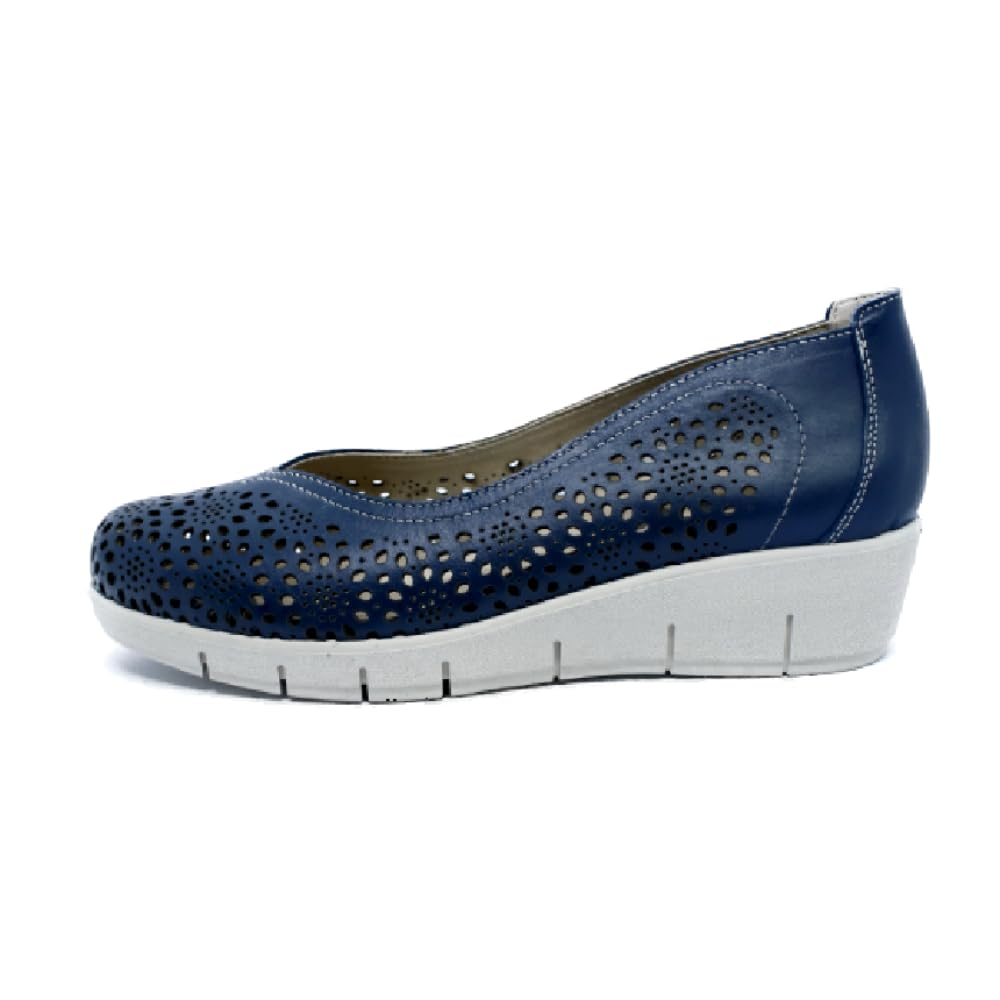 48+ hours- Mercedes Piel cuña 5 cm - 1005 para: Mujer