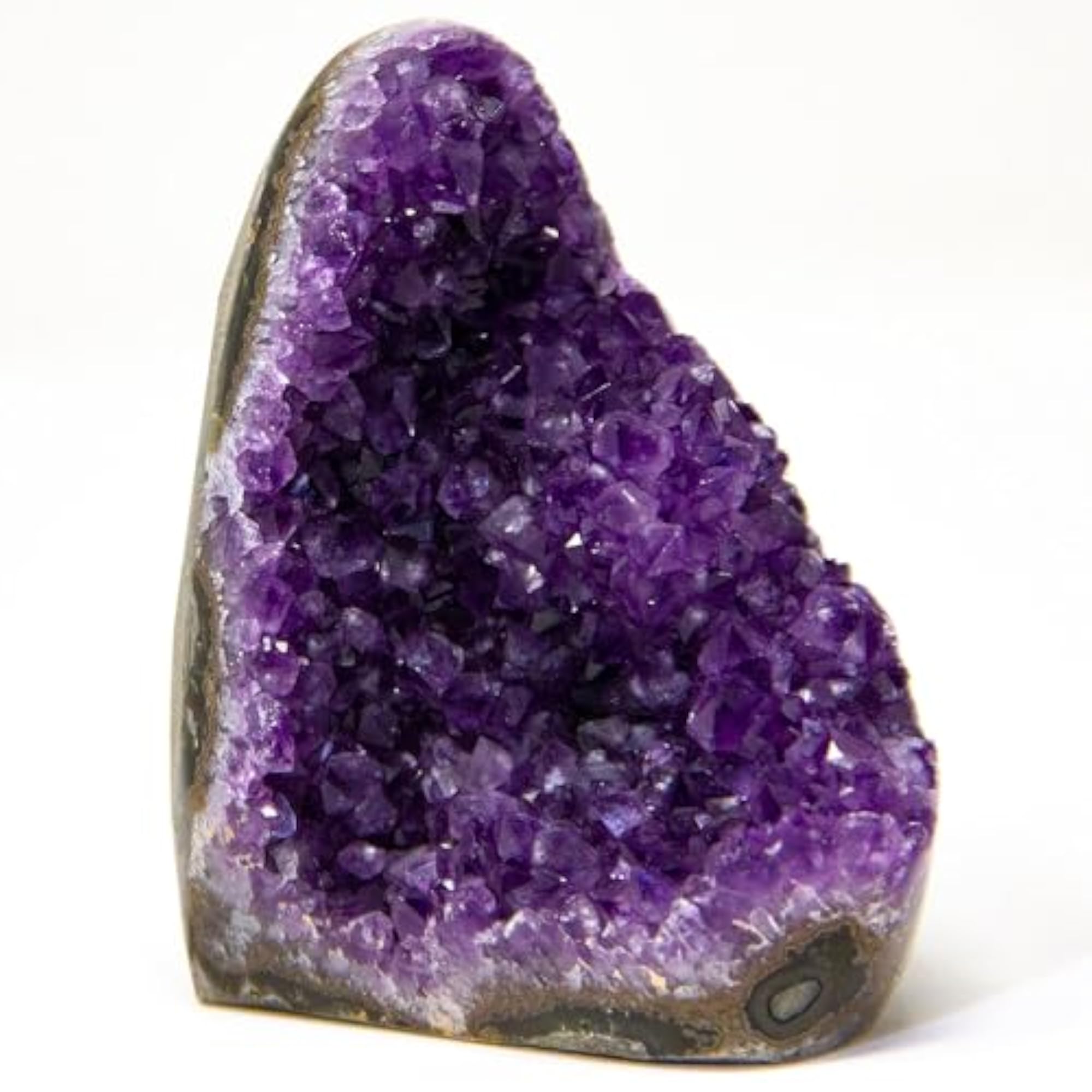 Large Amethyst Purple Crystal Geode Cluster, Natural Healing