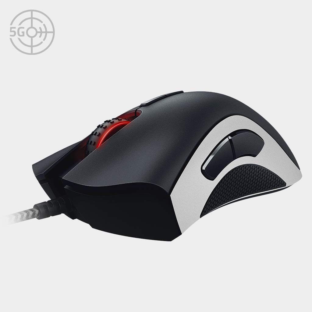 Razer DeathAdder V2 Mini - Wired USB Gaming Mouse with Optical Mouse Switches (61g Ultra Light, Speedflex Cable, Optical Sensor with 8500 DPI, Optical Mouse Switch, RGB Chroma Lighting) Black